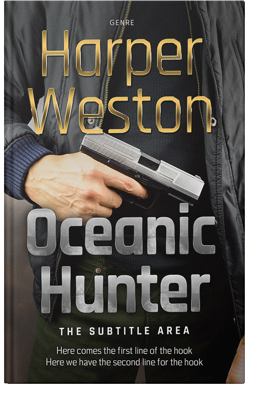 Front view of Rodeo Dust #23458 - Premade Mystery & Thriller & Suspense Book Cover