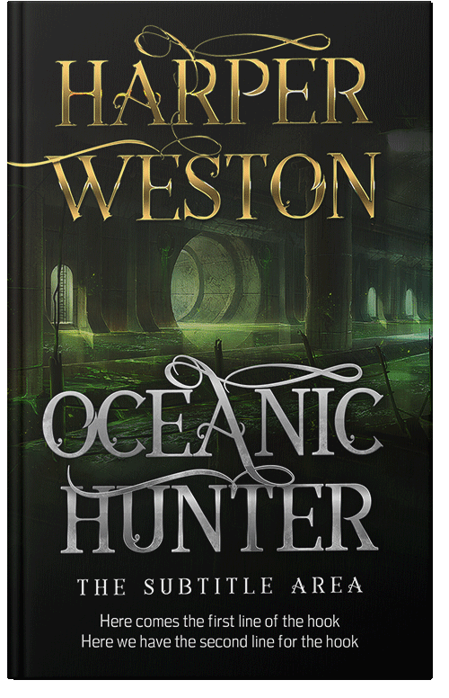 Front view of Premade Fantasy Book Cover - Marshland