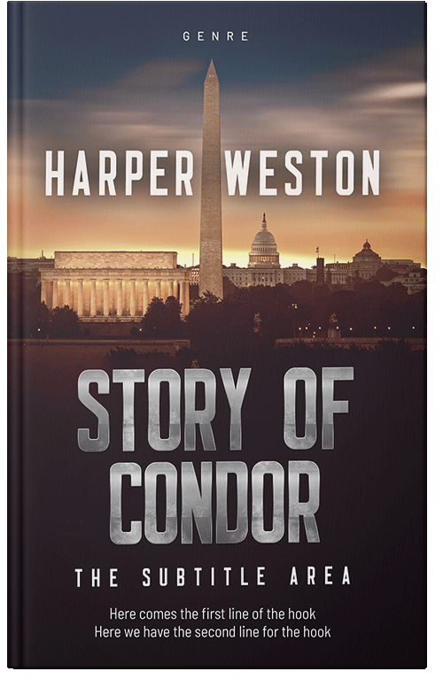 Front view of Rodeo Dust #23473 - Premade Mystery & Thriller & Suspense Book Cover