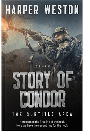 Pre Made Book Cover Shark