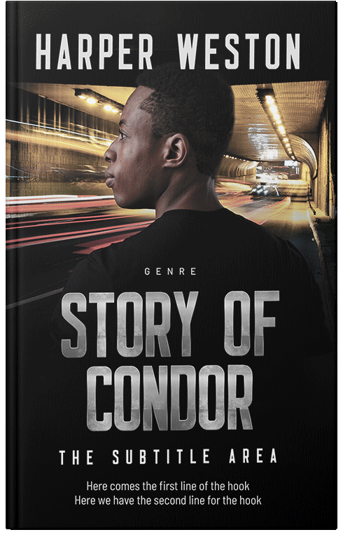 Front view of Premade Mystery & Thriller & Suspense Book Cover - Zeus