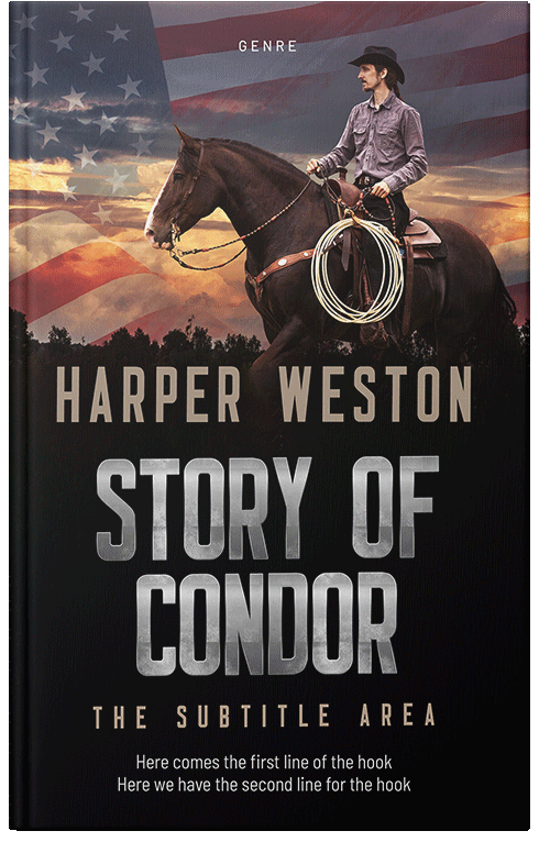 Front view of Quicksand #23480 - Premade Romance Book Cover