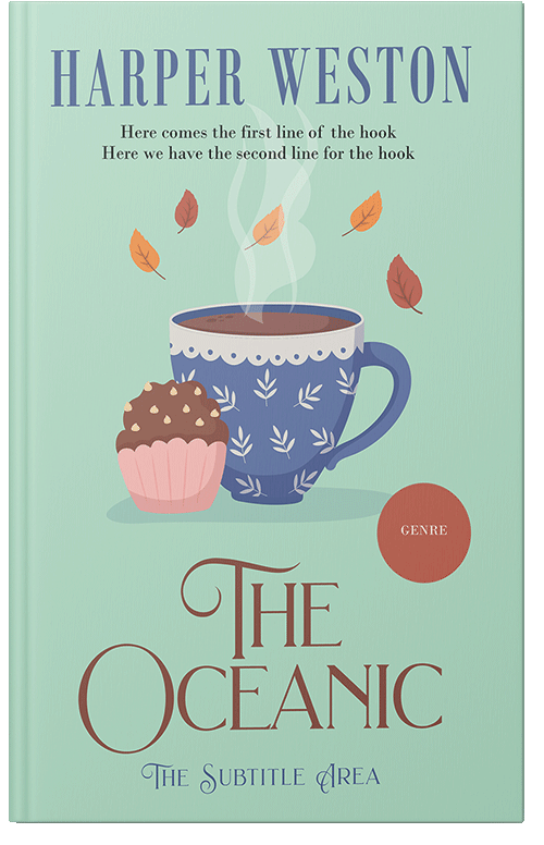 Front view of Edgewater #23485 - Premade Literary Fiction Book Cover