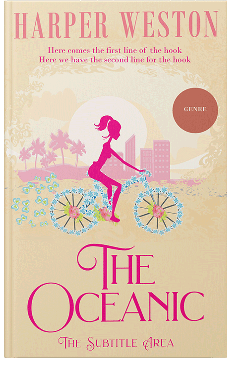 Front view of Albescent White #23486 - Premade Chick Lit Book Cover