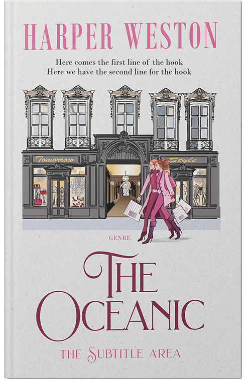 Front view of Ebb #23487 - Premade Travel Book Cover