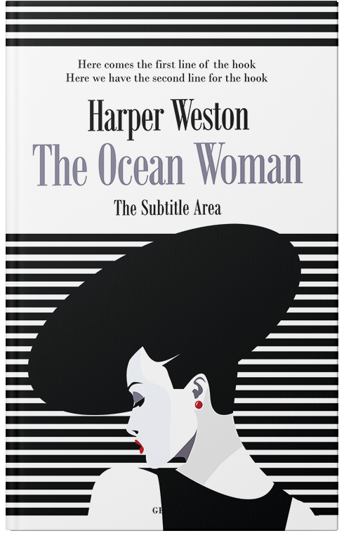 Front view of Premade Chick Lit Book Cover - Ghost