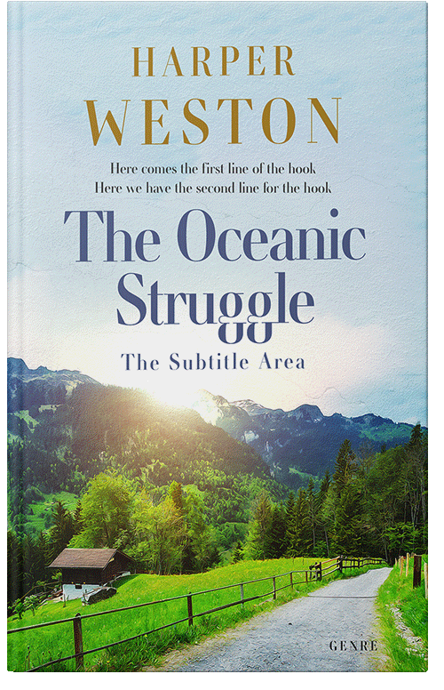 Front view of Geyser #23502 - Premade Literary Fiction Book Cover