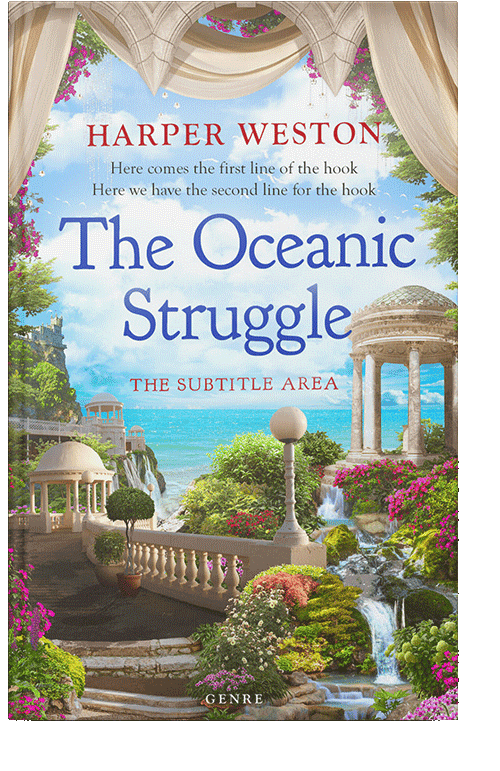 Front view of Pumice #23504 - Premade Literary Fiction Book Cover