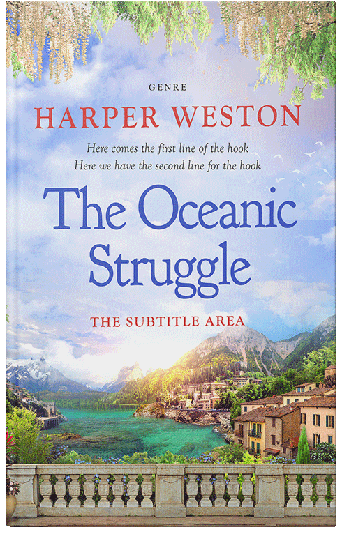 Front view of Mischka #23505 - Premade Literary Fiction Book Cover