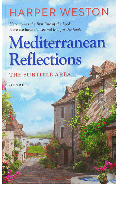 Front view of Jagged Ice #23506 - Premade Literary Fiction Book Cover