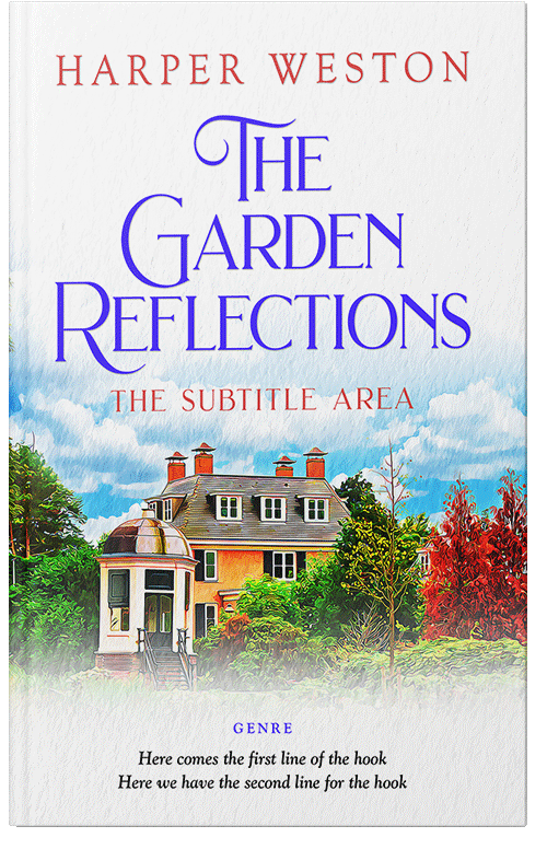 Front view of Premade Literary Fiction Book Cover - Pickled Bluewood