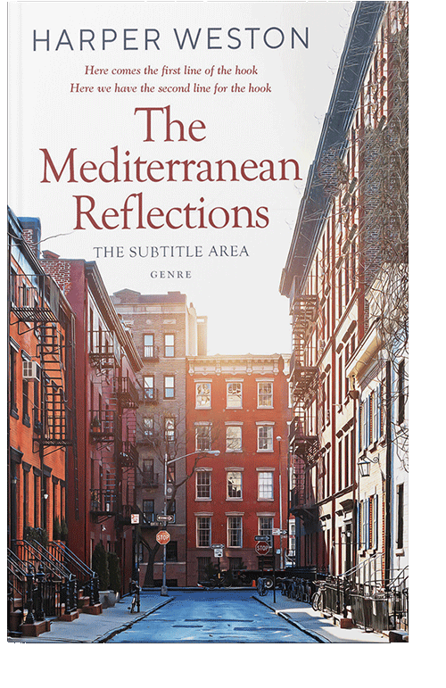 Front view of Silver Rust #23510 - Premade Literary Fiction Book Cover