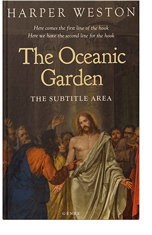 Pre Made Book Cover Black Marlin