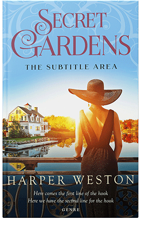 Pre Made Book Cover Cornflower