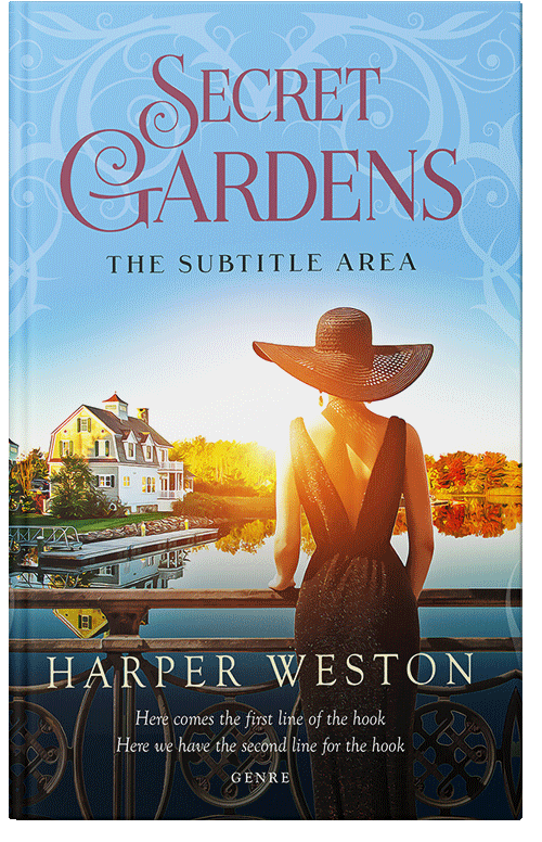 Front view of Premade Romance Book Cover - Cornflower