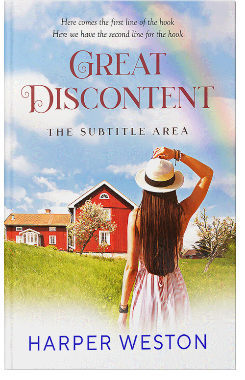 Front view of Geyser #23526 - Premade Literary Fiction Book Cover