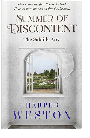 Pre Made Book Cover Quill Gray