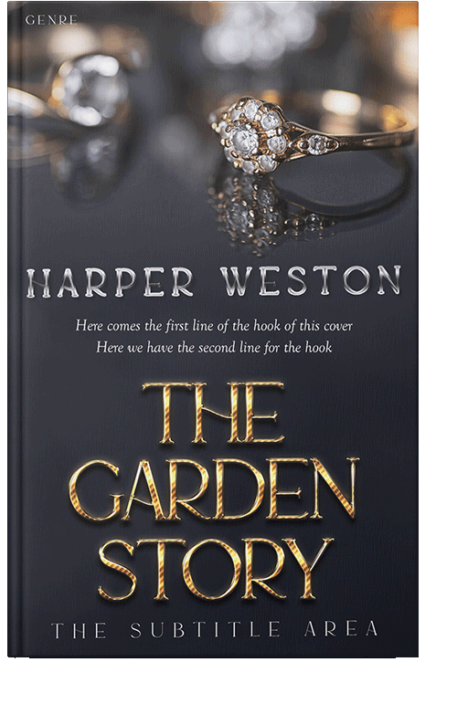 Front view of Charade #23531 - Premade Romance Book Cover