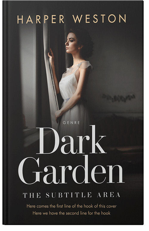 Front view of Cod Gray #23539 - Premade Romance Book Cover