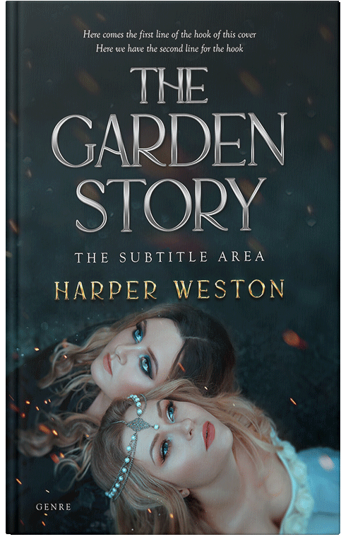 Front view of Dawn #23541 - Premade Chick Lit Book Cover