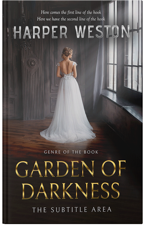 Front view of Premade Fantasy Book Cover - Cocoa Brown