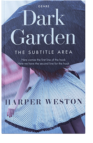 Pre Made Book Cover Pickled Bluewood