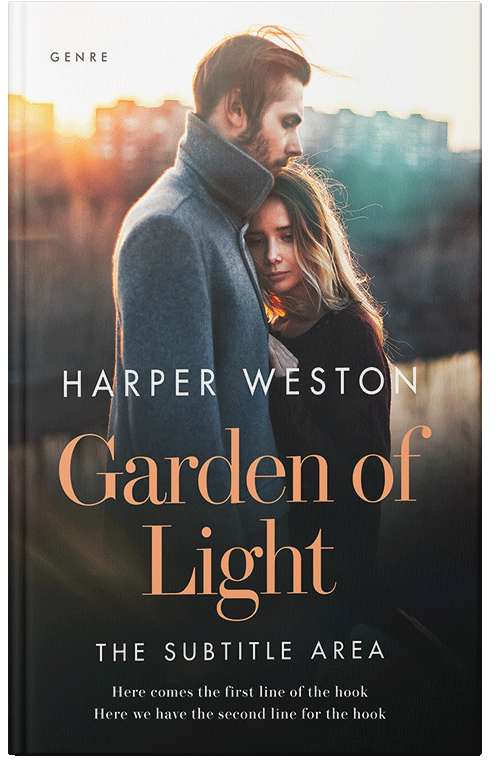 Front view of Cameo #23563 - Premade Romance Book Cover