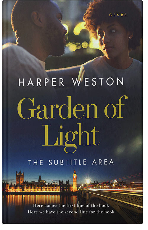 Front view of Charade #23565 - Premade Romance Book Cover