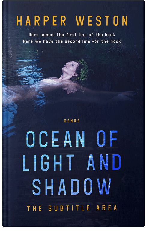 Front view of Black Pearl #23580 - Premade Mystery & Thriller & Suspense Book Cover