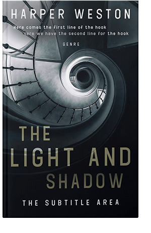 Pre Made Book Cover French Gray