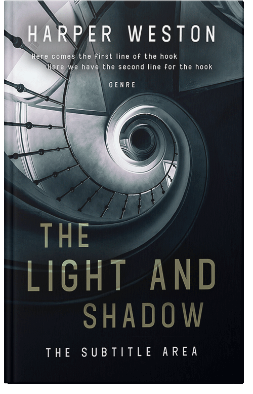 Front view of French Gray #23586 - Premade Mystery & Thriller & Suspense Book Cover