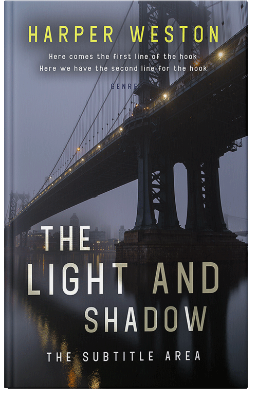 Front view of Shark #23590 - Premade Mystery & Thriller & Suspense Book Cover