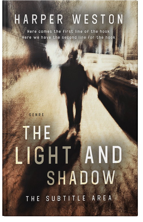 Front view of English Walnut #23591 - Premade Mystery & Thriller & Suspense Book Cover