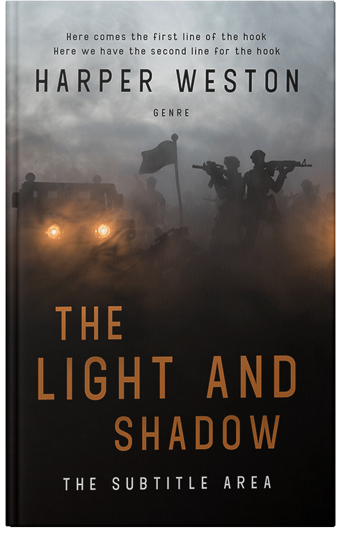 Front view of Premade Mystery & Thriller & Suspense Book Cover - Nomad