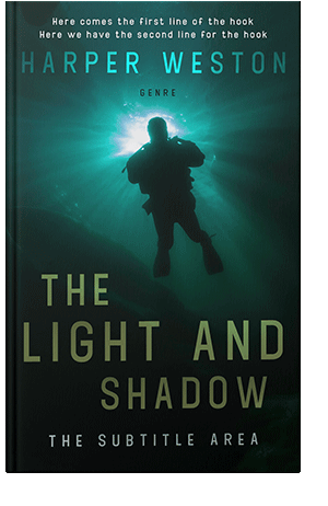 Pre Made Book Cover Bottle Green