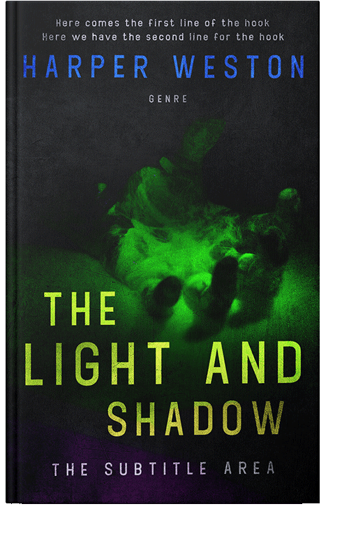 Front view of Racing Green #23599 - Premade Apocalyptica Book Cover