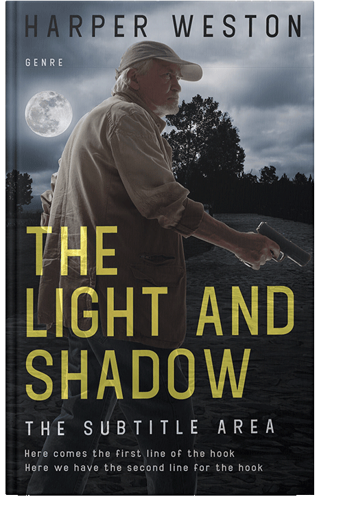 Front view of Taupe Gray #23605 - Premade Mystery & Thriller & Suspense Book Cover