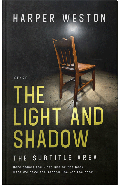 Front view of Premade Mystery & Thriller & Suspense Book Cover - Laser