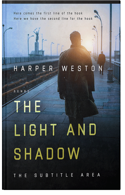 Front view of Premade Mystery & Thriller & Suspense Book Cover - Celeste