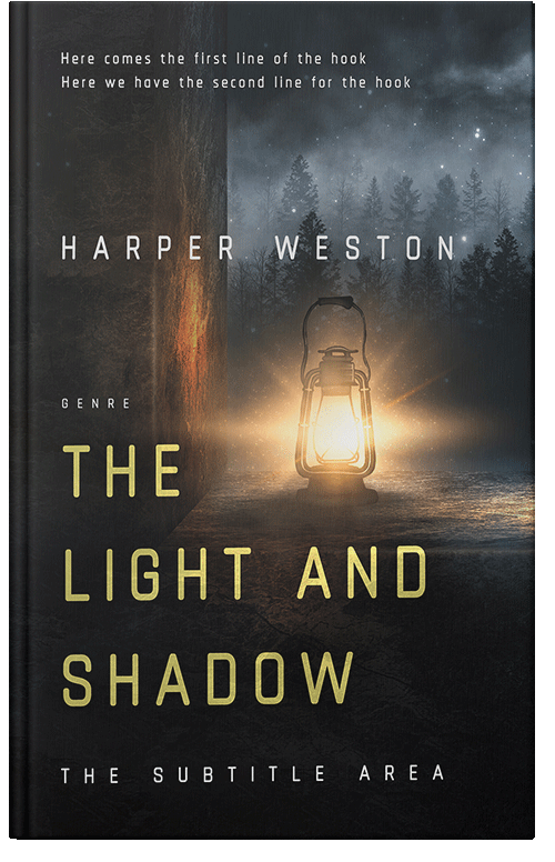 Front view of Mine Shaft #23609 - Premade Mystery & Thriller & Suspense Book Cover