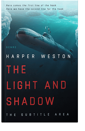 Pre Made Book Cover Submarine