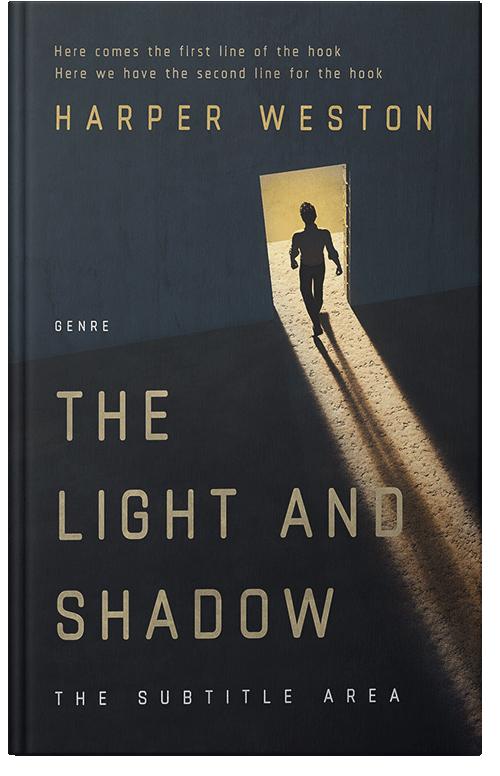 Front view of Premade Mystery & Thriller & Suspense Book Cover - Shark