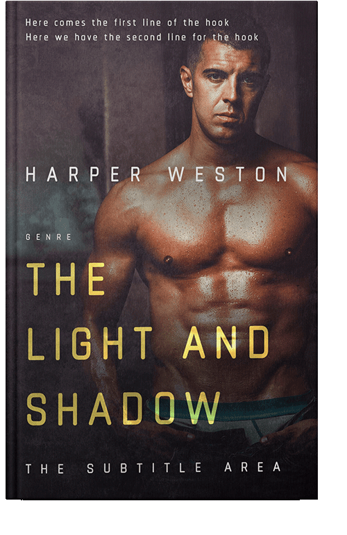 Front view of Thunder #23622 - Premade Erotica Book Cover