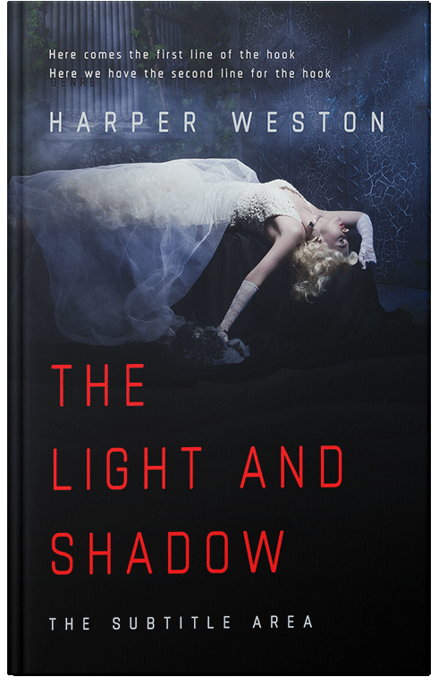 Front view of Vulcan #23628 - Premade Horror Book Cover