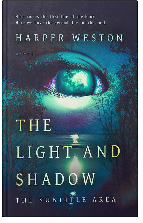 Front view of Premade Horror Book Cover - Cloud Burst