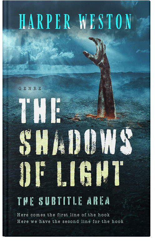 Front view of Big Stone #23637 - Premade Horror Book Cover