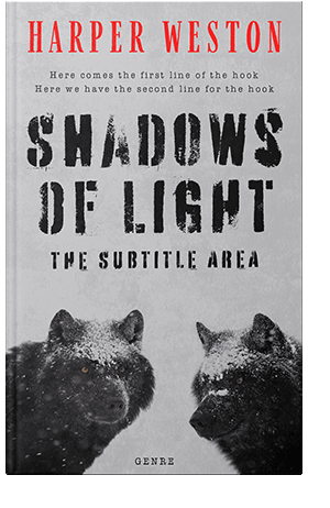 Pre Made Book Cover French Gray