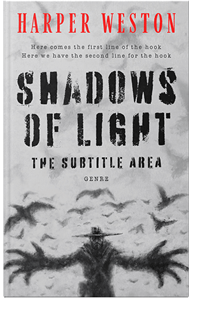 Pre Made Book Cover French Gray