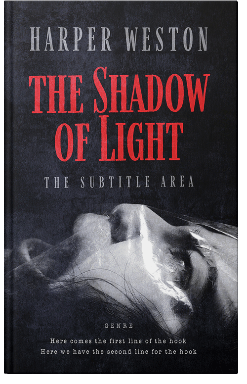 Front view of Old Rose #23649 - Premade Horror Book Cover