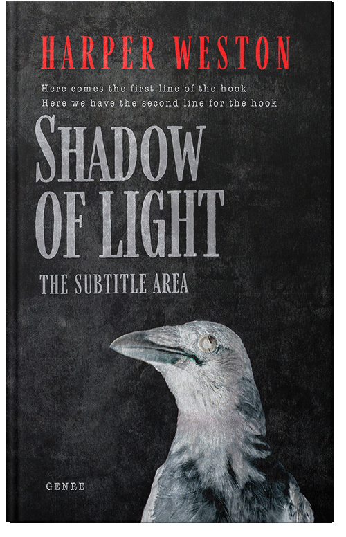 Front view of Premade Mystery & Thriller & Suspense Book Cover - Shark